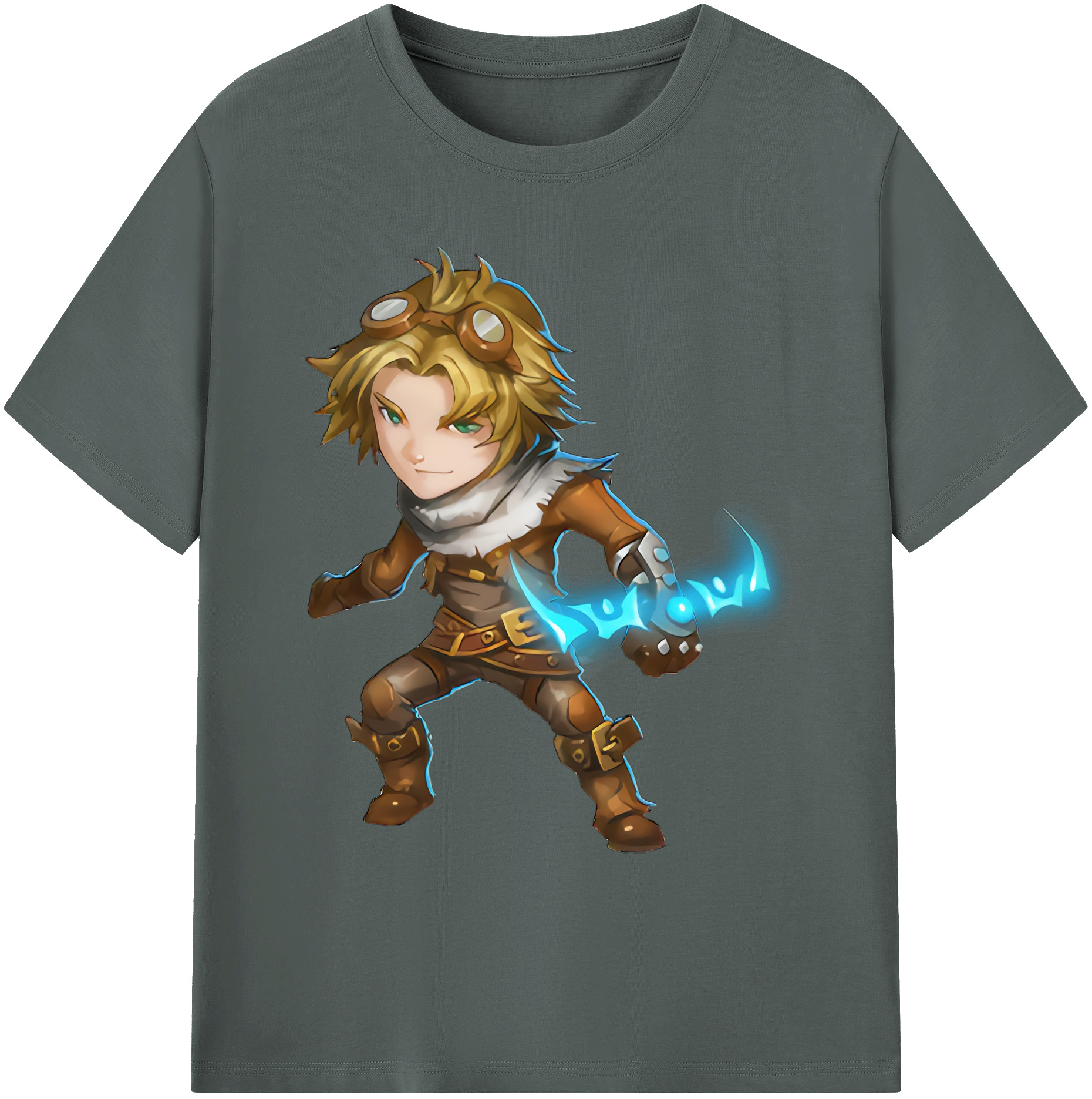 リーグ・オブ・レジェンド League of Legends LOL 綿100％ メンズ半袖Tシャツ｜肌触りやわらか＆通気性